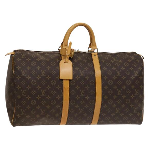 LOUIS VUITTON Monogram Keepall 55 Boston Bag M41424 - Picture 1 of 16